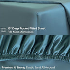 DOZ Sheet Set, 100% Viscose derived from Bamboo, Organically Grown, Buttery Soft - Image 5