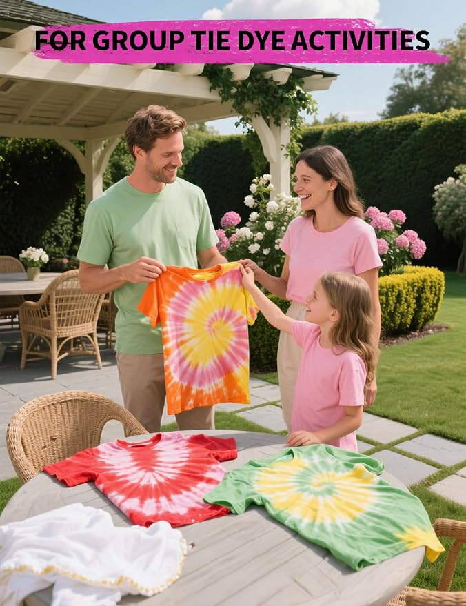 Tie Dye Kit - 7 Pastel Shades All in One Tie Dye Kits - Image 7