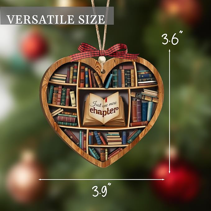 Sensemory Book Christmas Ornament 2025 Faux Stained Glass, Tree Decor Ornaments - Image 6