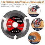 Upgraded Tungsten Carbide Wood Carving Disc Grinding Wheel, Angle Grinder - Image 5