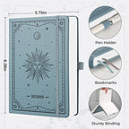 EMSHOI Dotted Journal Notebook, 320 Pages, A5 Size | Leather Hardcover - Image 4