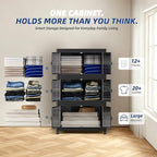 SAILUN 87Gal/348Qt Stackable Storage Bins Folding Collapsible Storage Bins - Image 5