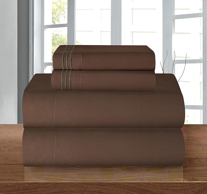 Elegant Comfort Luxury Soft 1500 Premier Egyptian 4-Piece Premium Hotel Quality by ELEGANTCOMFORT