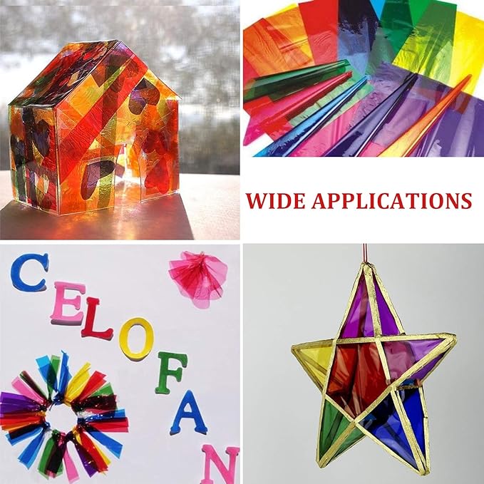 Morepack Cellophane Sheets, Colored Cellophane Wrap - Image 6