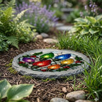 Magnolia Garden 10-Inch Christmas Light Strand Stepping Stone - Image 4