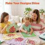 TECKWRAP Metallic Red Heat Transfer Vinyl - Image 9