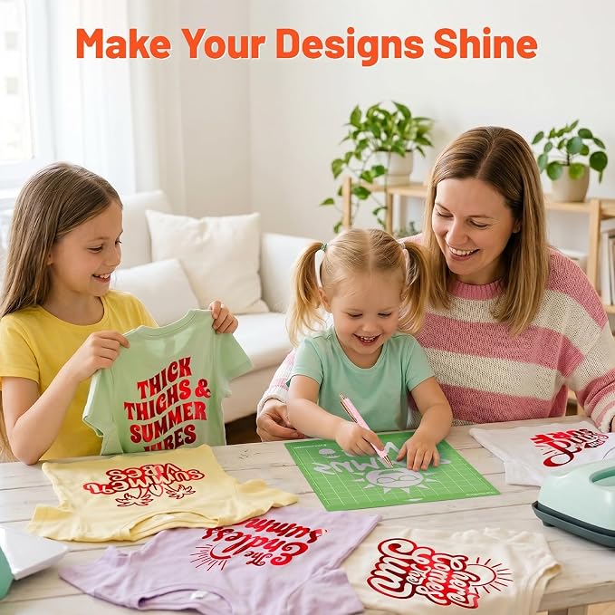 TECKWRAP Metallic Red Heat Transfer Vinyl - Image 9