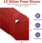 Self-Adhesive Glitter EVA Foam Sheets - Image 2