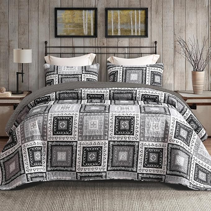 Exclusivo Mezcla Reversible Boho Quilts King Size by ExclusivoMezcla