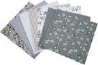 Cotton Fabric DIY Making Supplies Quilting Patchwork Fabric Fat Quarter Bundles by Antetek