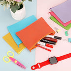 12 Pieces Cotton Canvas Makeup Bag, Blank DIY Craft Bag - Image 2