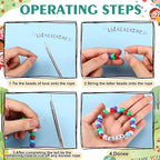 Tondiamo 24 Sets 2nd Grade Back to School Gifts Friendship Bracelet Making Kit - Image 4
