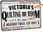Personalized Quilting Room Sign Custom Sign Art Room Décor - Image 2