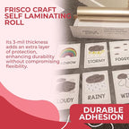 Frisco Craft Transparent Glossy Self Adhesive Laminating Roll 12" x 30 ft | - Image 6