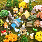 84 Pcs Fairy Garden Accessories, Miniature Village Starter Kit - Image 7