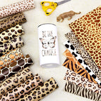 Leopard Boho Permanent Adhesive Vinyl 16 Sheets 12'' x 10'' | Zebra Animal - Image 7