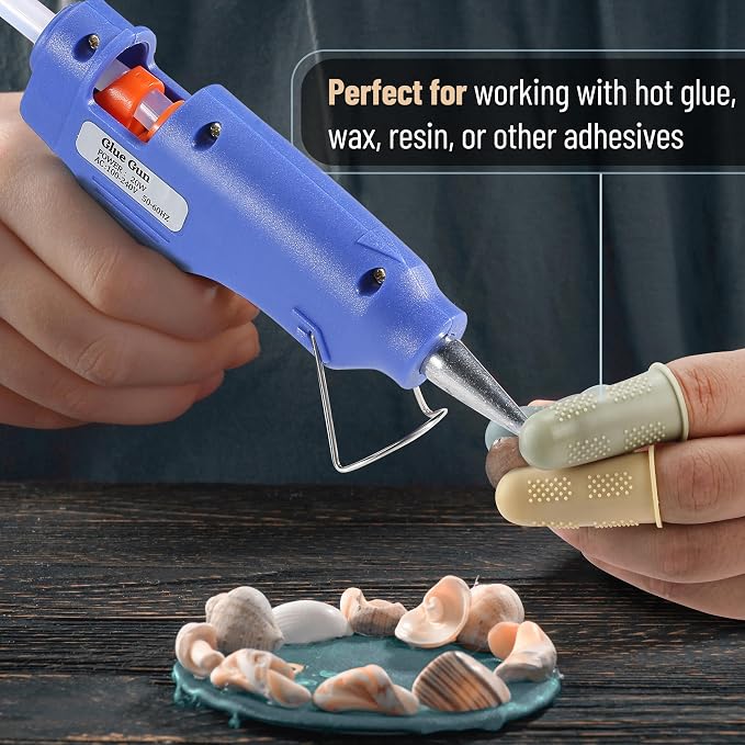Mr. Pen- Hot Glue Gun Finger Protectors, Rubber Fingers Tips, Rubber Finger - Image 6