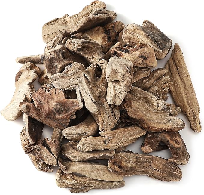 16oz Driftwood for Crafts and Decor, Mixed Size Driftwood Pieces Large Drift by Unknown
