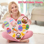 Moukeren 360 Pcs 8 x 8 Inch Felt Sheets Bulk - Image 6