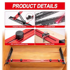 Stair Tread Template Tool, Stair Gauge Set Shelf Layout Measuring Scribe Tool - Image 6