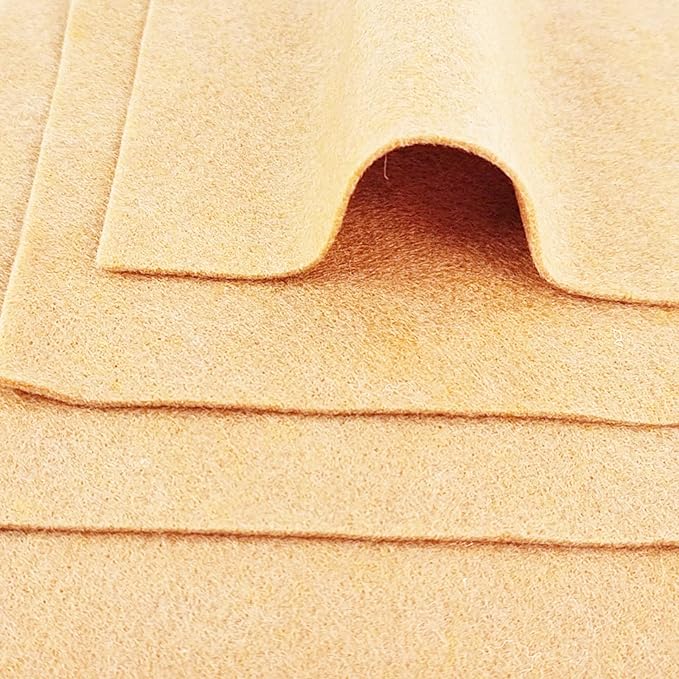 Jtnohx Color Felt, Soft Felt Sheets, 1.4mm Thick 8"x12" Handicraft Felt Fabrics - Image 2