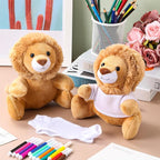 Blueweenly 64 Pcs Make Your Own Stuffed Animal Lion Kit Including 6 Inches Soft - Image 7