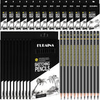 288 Pcs Drawing Sketching Pencil Set Professional Graphite Charcoal Gift Bulk by Humyoun
