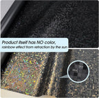 KESPEN Blackout Window Privacy Film, Mosaic Rainbow Decorative Stained Glass - Image 3