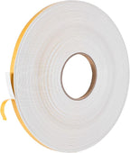 Self Adhesive Foam Tape Weatherstrip 1/4in x 1/16in x 98.4Ft High Density Foam by Kikerike