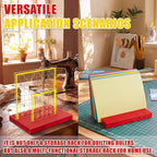 AceOrbit 10 Inch Large-Sized Quilting Rulers Holder, Desktop 20 Slot Ruler - Image 5