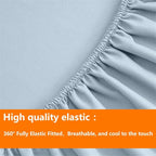 TAIMIT Light Blue Full Size Comforter Set - Image 6