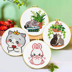 Zhenqing 4-Piece Cross Stitch Kit - Image 2