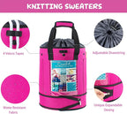 MYBAGZING Expandable Yarn Storage Organizer, Crochet Bag & Yarn Tote - Image 5