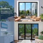 rabbitgoo One Way Privacy Window Film Window Tint - Image 9