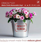 ORACAL 631 Matte Dark Red Vinyl Durable Roll Easy to Weed Permanent Adhesive - Image 3