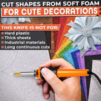 Hot Knife Plastic Cutter Tool Set; 30W Power Draw; 55 in Long Cable | Electric - Image 7