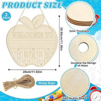 Large Welcome Sign for Classroom Decoration Crafts Hanging to Paint DIY Blank - Image 2
