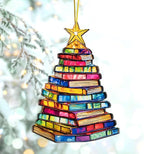 Sensemory Book Christmas Ornament 2025 Faux Stained Glass, Tree Decor Ornaments - Image 6