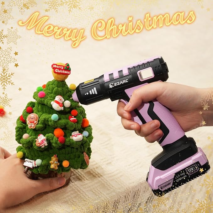 EZARC Cordless Hot Glue Gun, 15s Fast Heating 12V Mini Glue Gun - Image 7