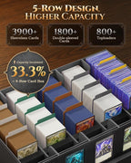 MoKo Trading Card Storage Box for MTG, 3900+Capacity, Top Loaders Organizer Case - Image 2