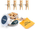 25 Pcs Push Pins with Wooden Clip by Stationeriex