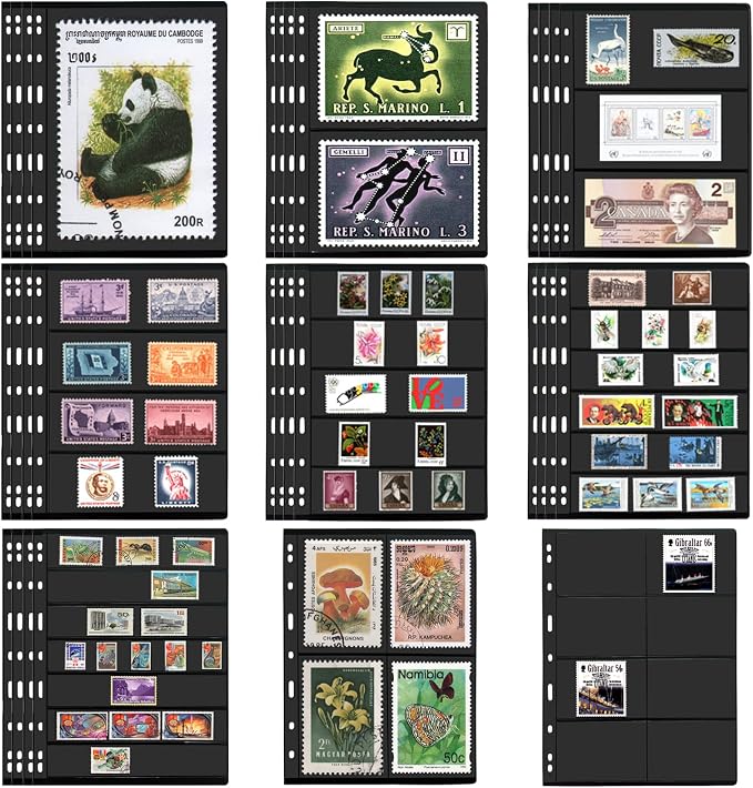 MUQING 9 Sizes Stamp Pages by MUQING