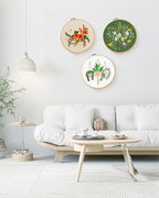 Santune 3 Sets Embroidery Kit for Beginners Needlepoint Cross Stitch Kits for - Image 7