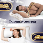 Royal Therapy King 2-Pack Memory Foam Pillow, Adjustable Shredded Odor-Free - Image 6