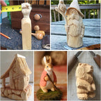 Acrux7 8 Pack 8 x 2 x 2 Inch Basswood Carving Blocks, Natural Unfinished Bass - Image 6