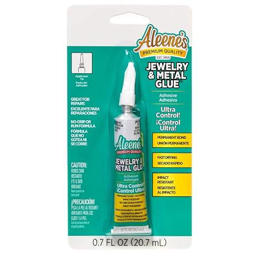 Aleene's 21709 Jewelry & Metal Glue, 0.7 oz by Aleenes