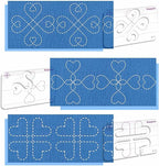 3Pcs Free Motion Quilting Templates by Kapyoo
