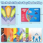 Paper Airplane Origami Kit for Kids Ages 8-12, 12 Paper Airplane Designs - Image 3