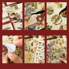 emmoolife Vintage Aesthetic Scrapbooking Supplies Kit, Flowers Botanical Bullet - Image 3