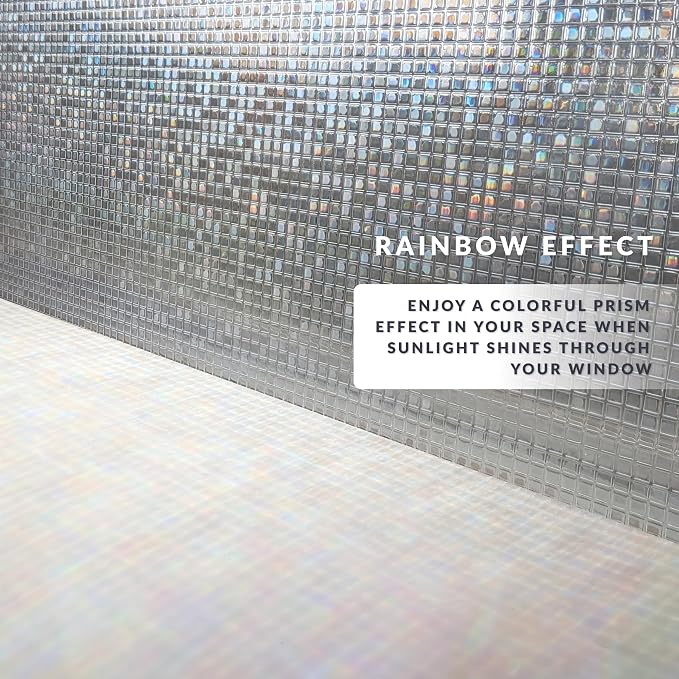 Pixel Rainbow Light Effects Window Privacy Film by Artscape - Image 4